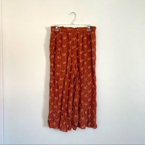 Floral Wide Leg Pant